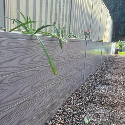 FRP retaining wall