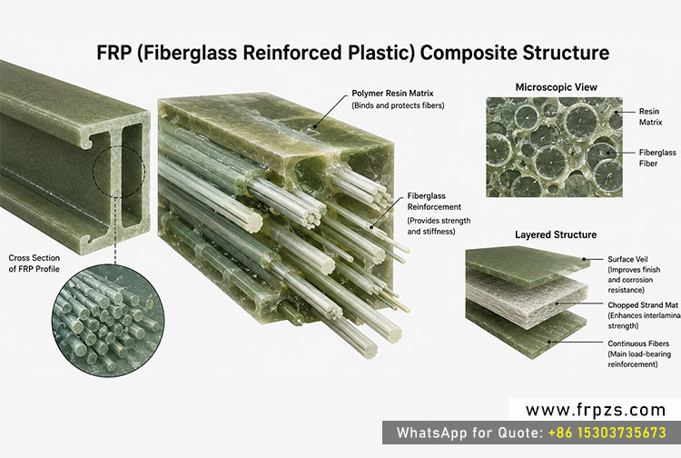 what is frp material structure