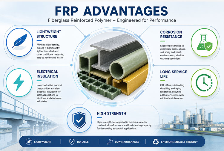 Advantages of FRP Products