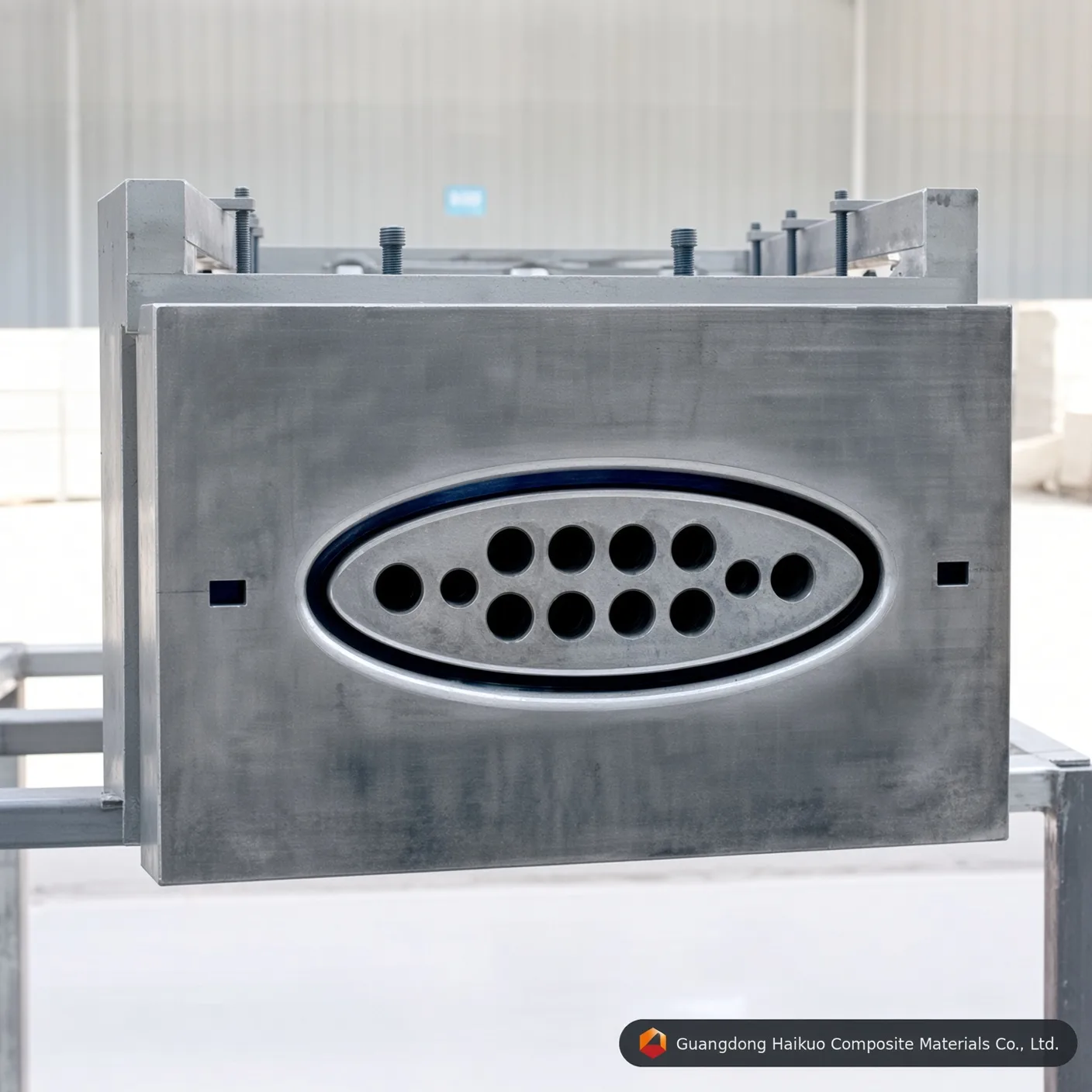 Пресс-форма для овальной трубы FRP 280×100мм