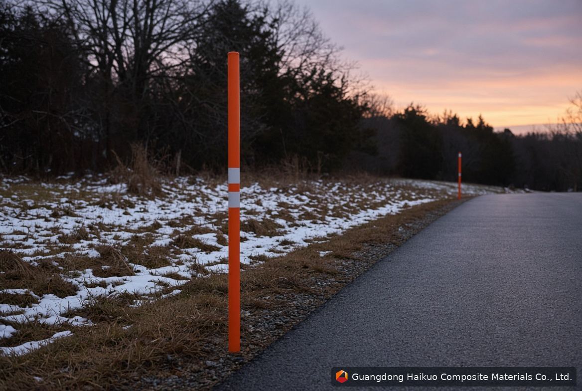 FRP Reflective Driveway Markers: Why the Material Matters