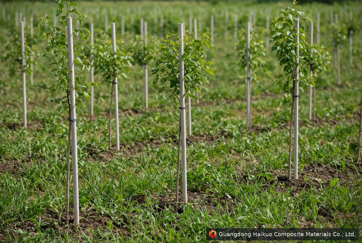 Fiberglass Plant Stakes | Premium FRP Tree & Vineyard Support Manufacturer