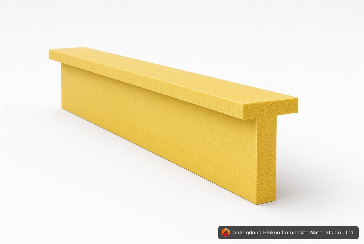 GRP T-Section Profiles | Structural Fiberglass T-Beams for Infrastructure