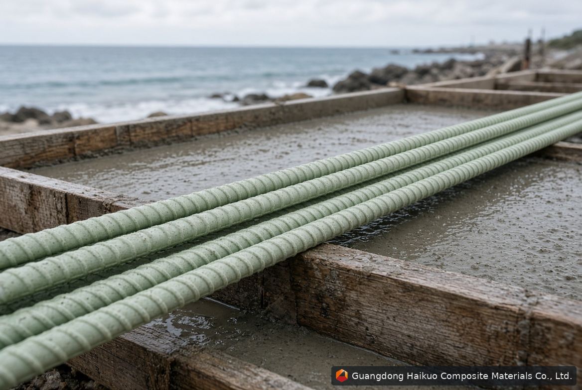 Gfrp Bars ( Fiberglass Reinforcing Rebar style 04 )