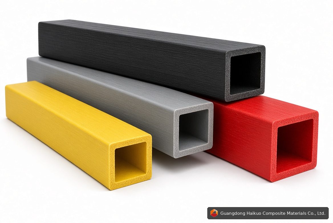 Fiberglass square tube