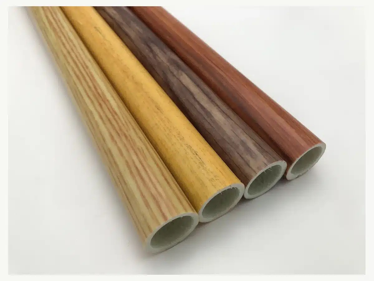 Wood-Grain FRP Round Tube